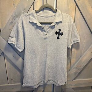 Capiate Hearts Grey Polo Tee
